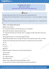 Đề thi học kì 2 Vật lí 11 Chân trời sáng tạo - Đề số 3